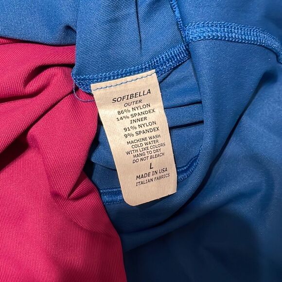 Sofiabella skort tennis skirt purple/blue size L NWT - Picture 5 of 5